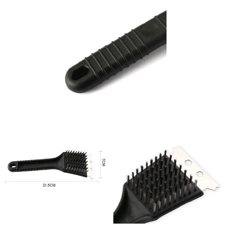 BBQ Brush Barbecue Grill Brush Kitchen Accessories Stainless Steel Wire Bristles Scraper BBQ Grate Cleaner BBQ Accessories Tools