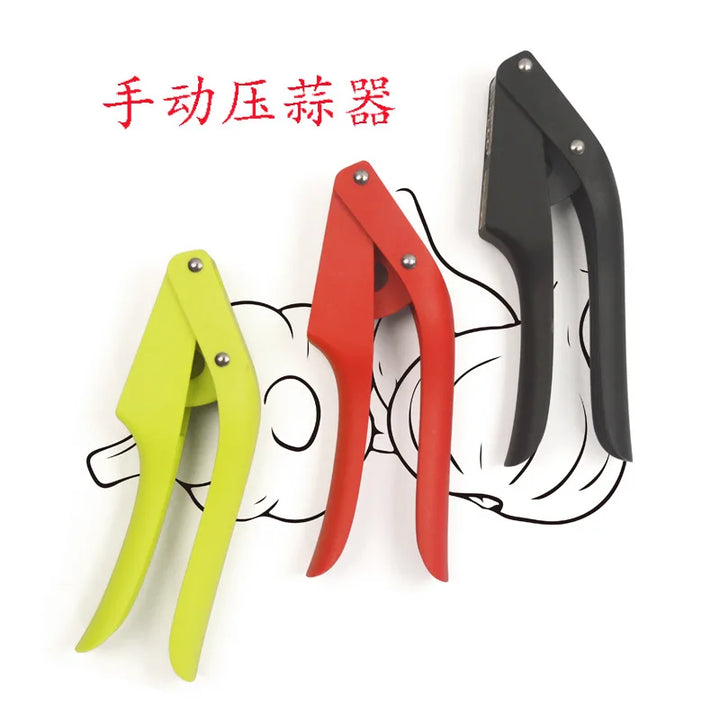2-in-1 Multifunctional Garlic Press for Pressing Mash Garlic and Sliced Garlic,Vegetable Squeezer Kitchen Accessories마늘다지기