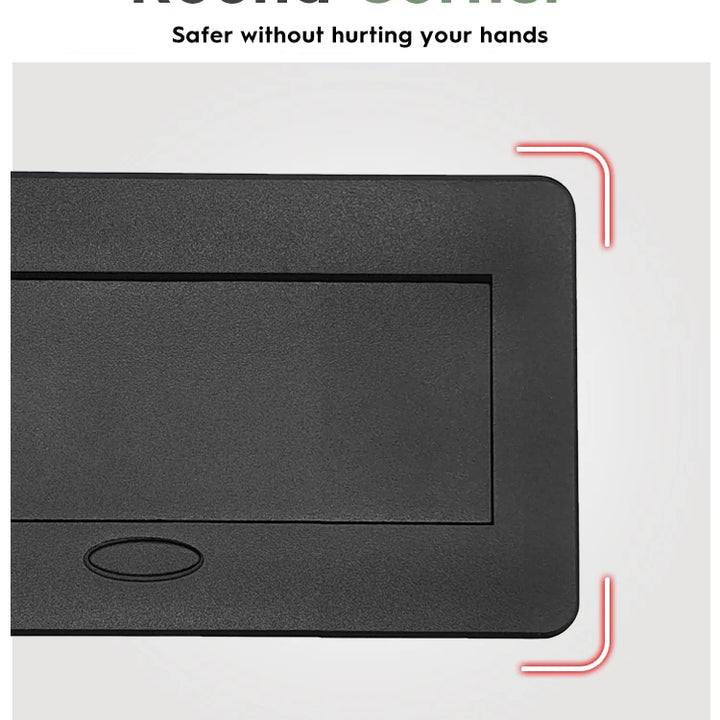 Metal Panel EUR Version RU Table Socket 2Outlet 2USB A Or C Option Office Kitchen Cabinet Desktop Hidden Type 16A Power Module