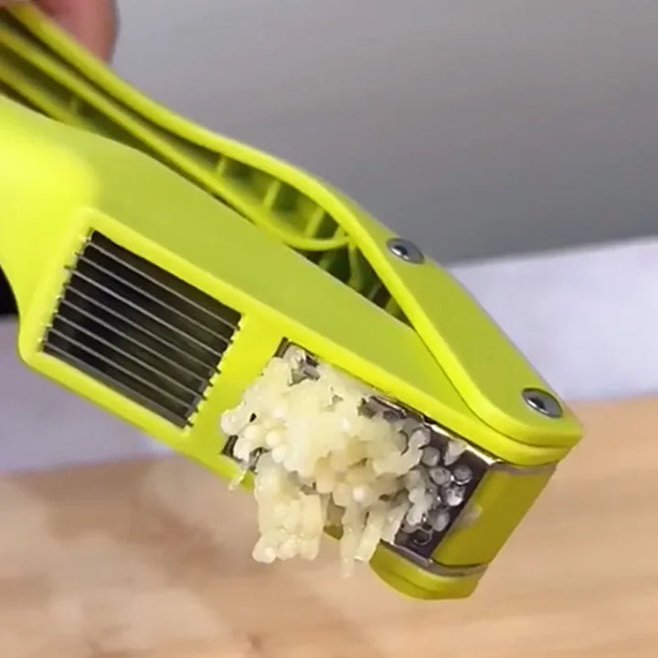 2-in-1 Multifunctional Garlic Press for Pressing Mash Garlic and Sliced Garlic,Vegetable Squeezer Kitchen Accessories마늘다지기